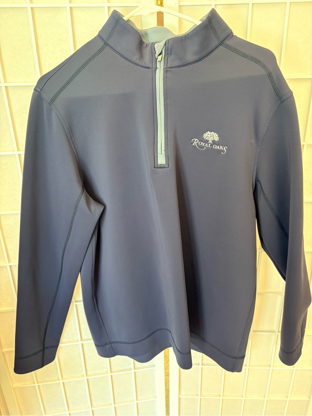 Royal Oaks Men's Navy Quarter-Zip Pullover